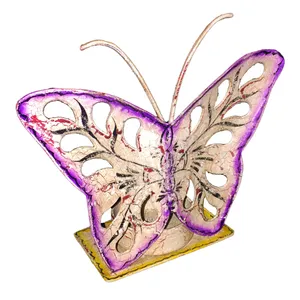 شمعدان طرح پروانه کد 10