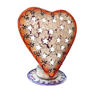 شمعدان طرح قلب کد 11
