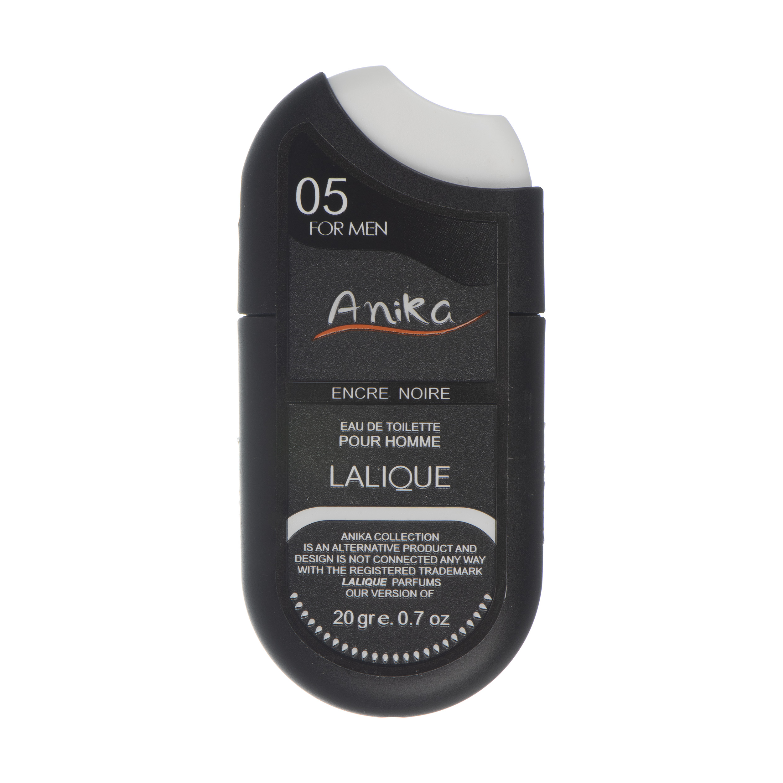 عطر جیبی مردانه آنیکا مدل Lalique Encre Noire حجم 20 میلی لیتر