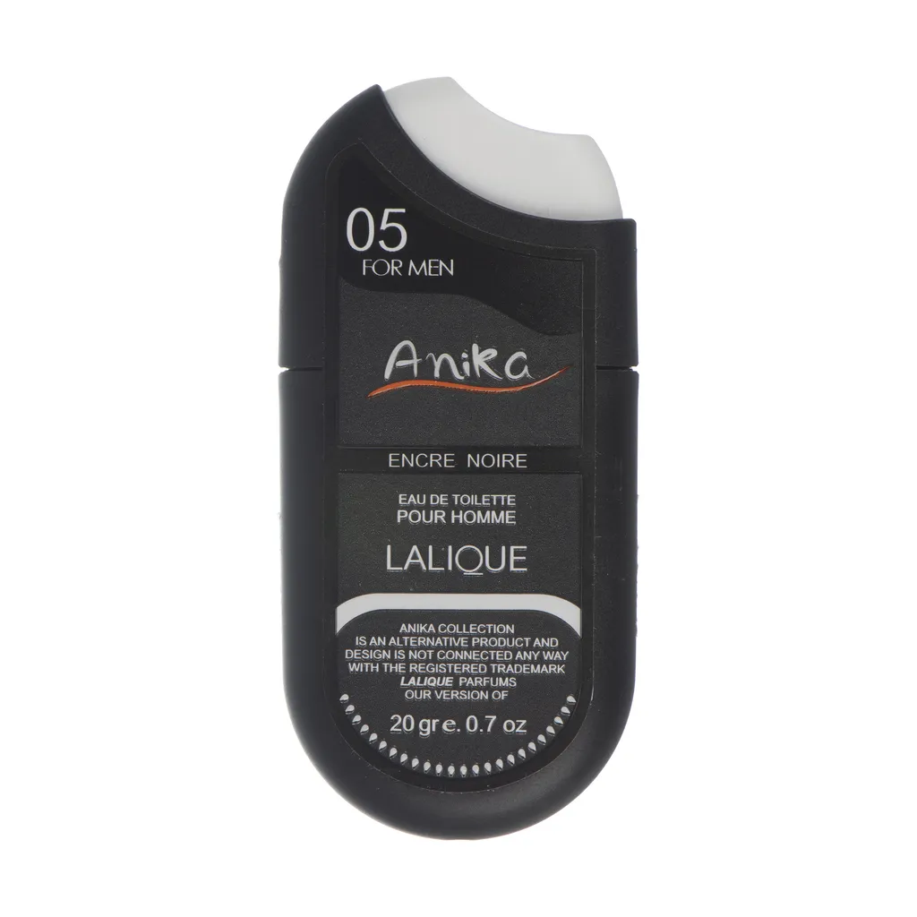 عطر جیبی مردانه آنیکا مدل Lalique Encre Noire حجم 20 میلی لیتر