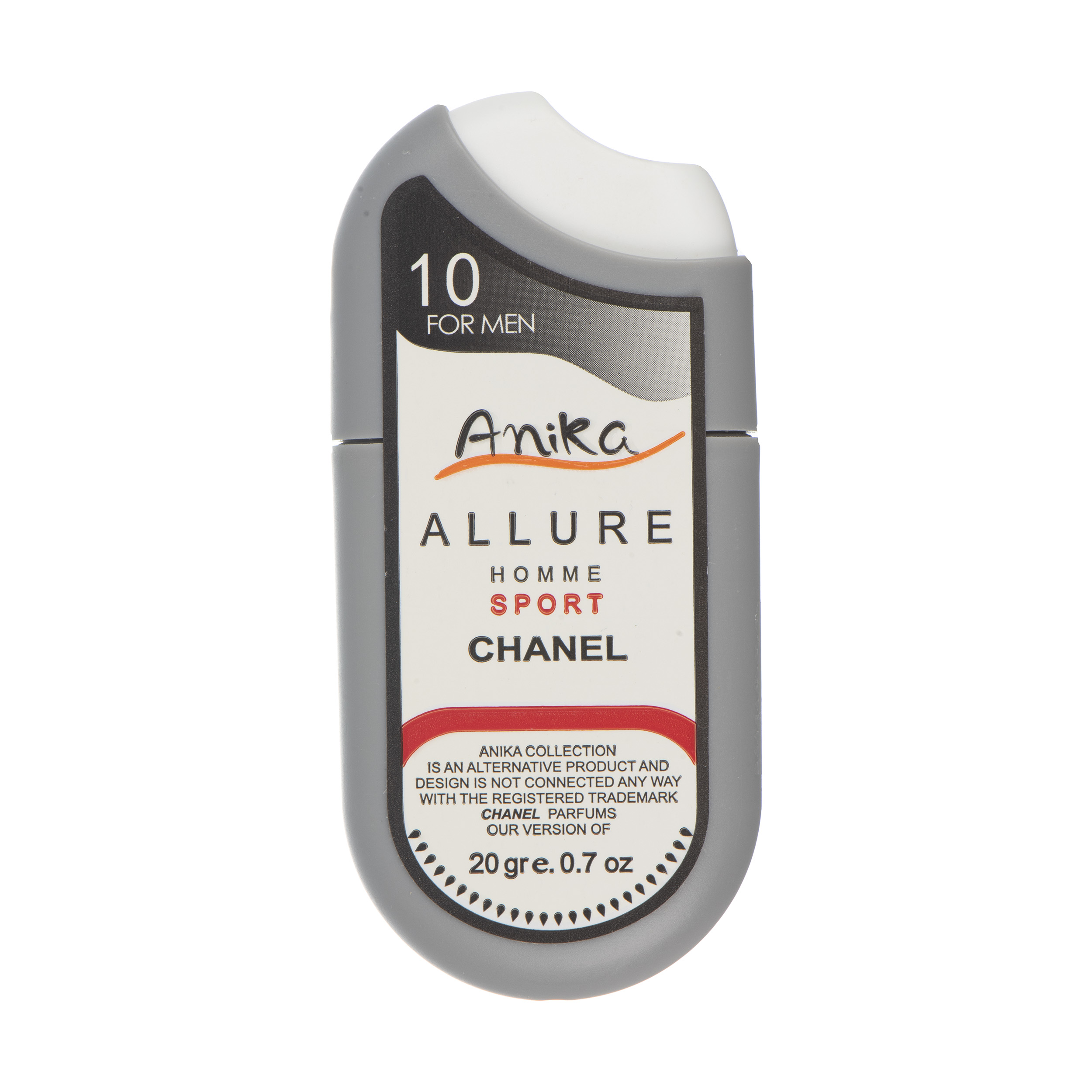 عطر جیبی مردانه آنیکا مدل Chanel Allure Homme Sport حجم 20 میلی لیتر