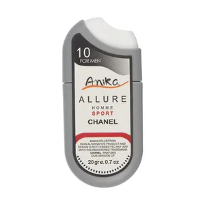 عطر جیبی مردانه آنیکا مدل Chanel Allure Homme Sport حجم 20 میلی لیتر