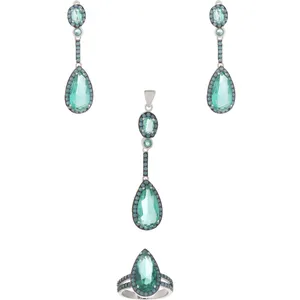 نیم ست نقره زنانه  اکنو مدل OK2601