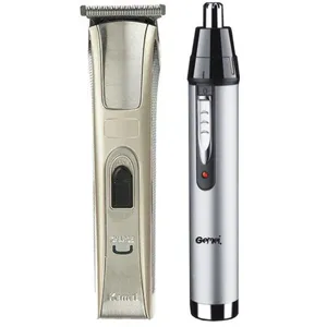 ماشین اصلاح کیمی مدل KM-5017 به همراه موزن گوش و بینی جیمی مدل GM-3107 و به همراه یک عدد رم ریدر هدیه