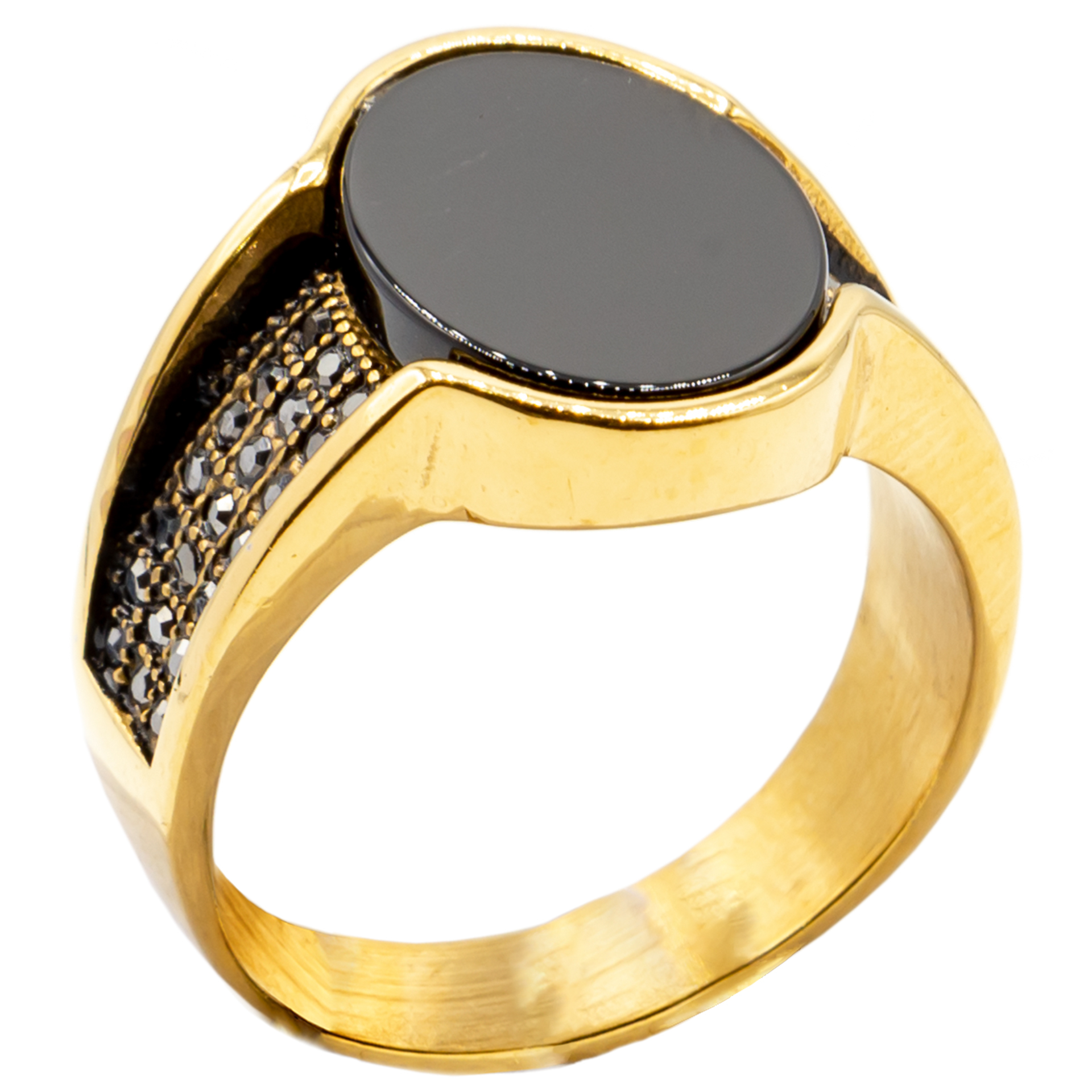 انگشتر مردانه بهارگالری مدل Oval Luxury