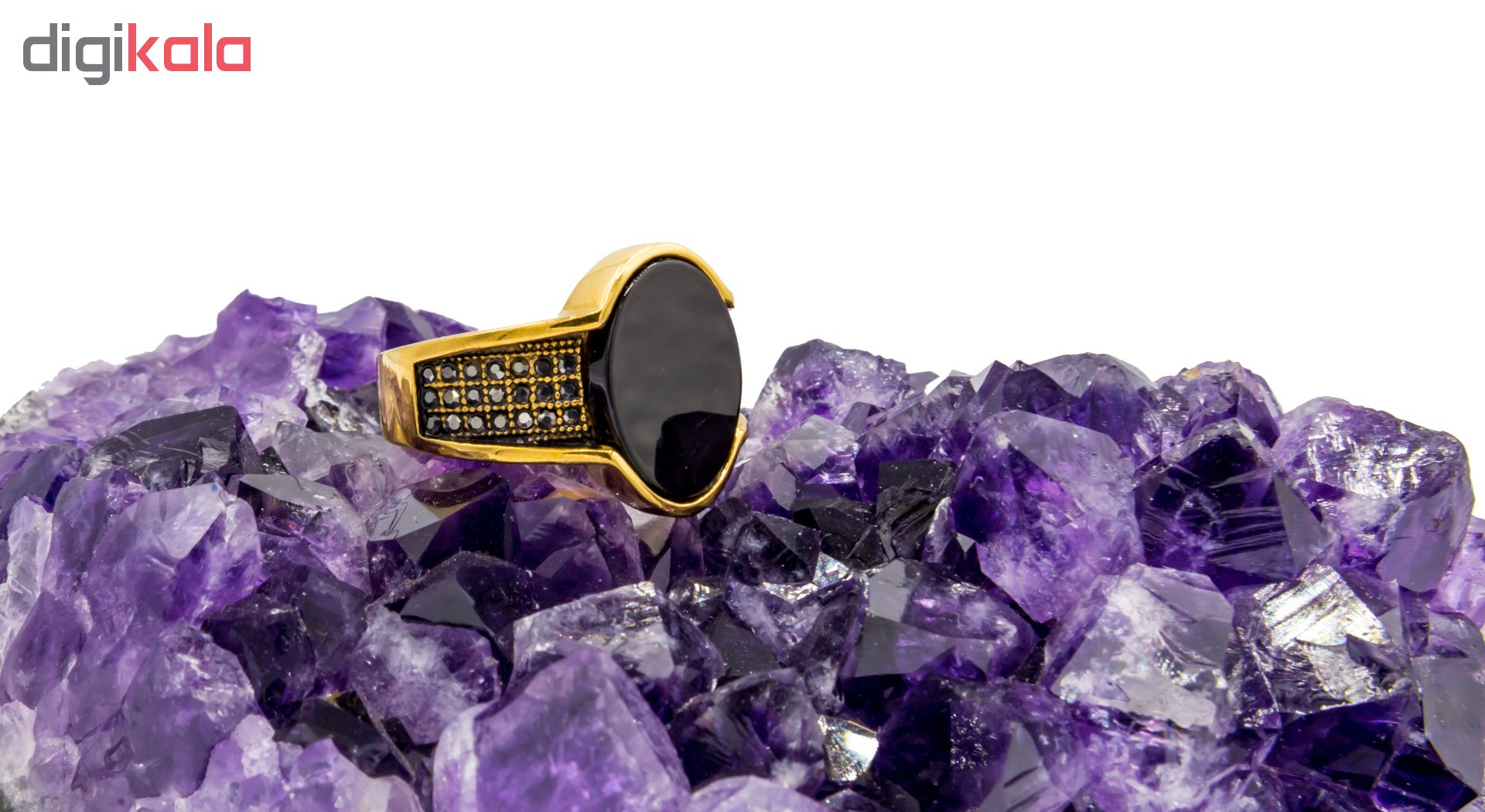انگشتر مردانه بهارگالری مدل Oval Luxury