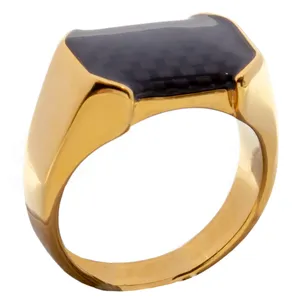 انگشتر مردانه مدل Golden Luxury