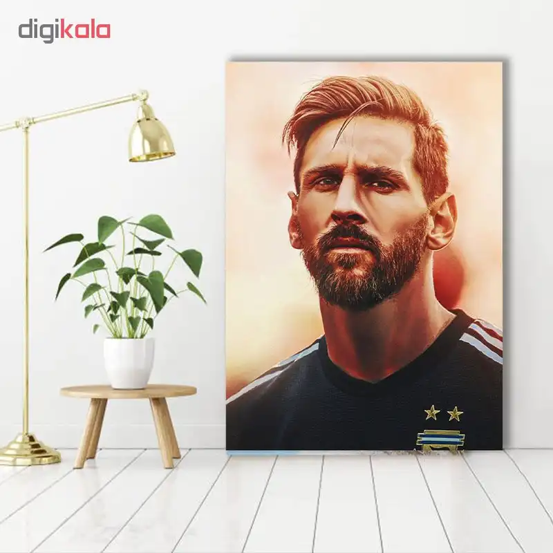 تابلو شاسی گالری استاربوی طرح لیونل مسی مدل فوتبال 071