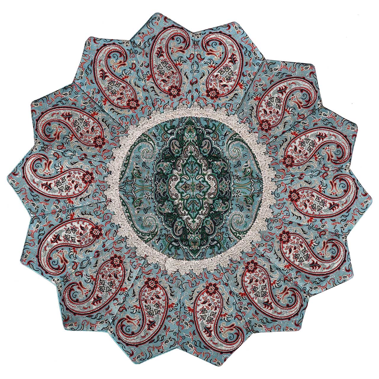 رومیزی ترمه طرح خورشید مدل 25-33