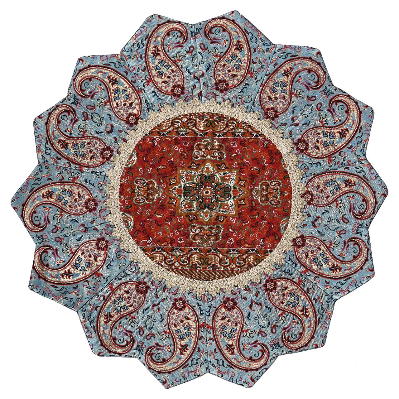 رومیزی ترمه طرح خورشید مدل 26-33