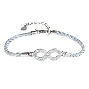 دستبند نقره اقلیمه کد DN368