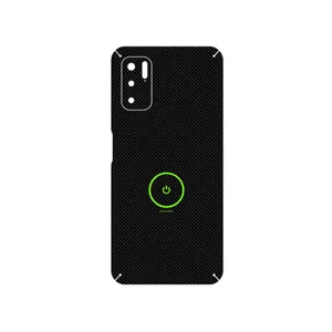 MAHOOT Minimal Power Button Cover Sticker for Xiaomi Redmi Note 10 5G