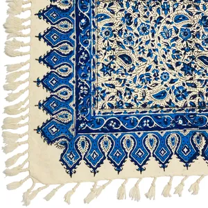 پارچه قلمکار علا سایز 80 × 80 سانتی‌متر مدل 3022 101