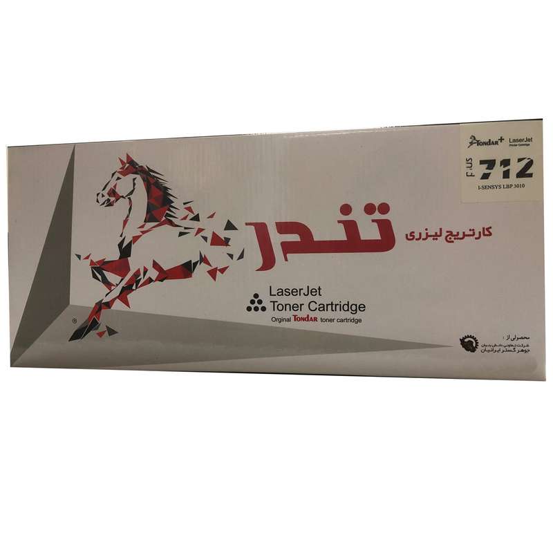 تونر مشکی تندر کانن مدل 712 Plus تونر مشکی تندر کانن مدل 712 Plus