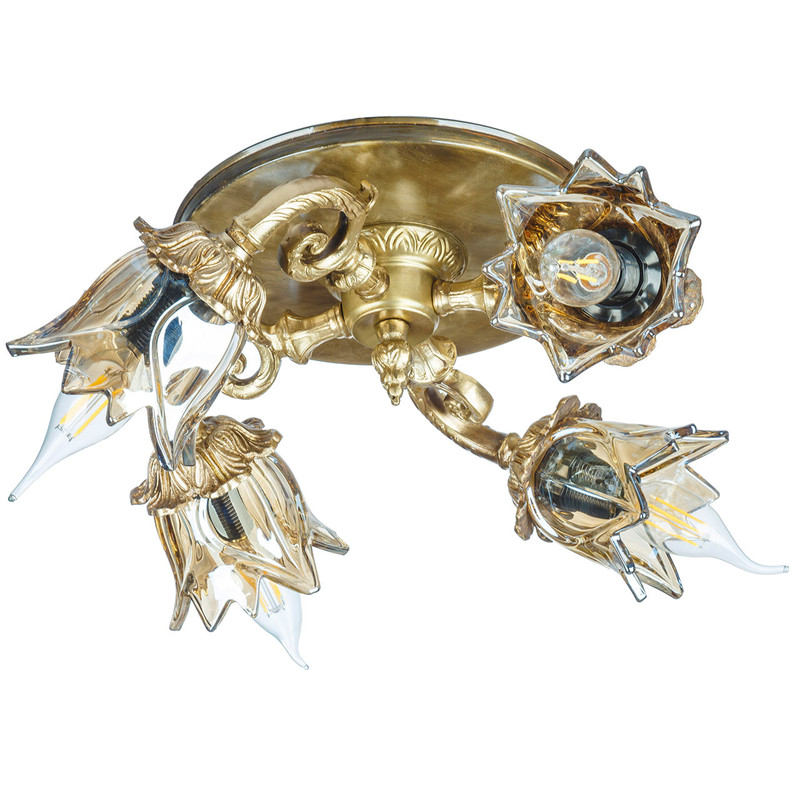 لوستر سقفی 4 شعله چشمه نور مدل C2950-4A