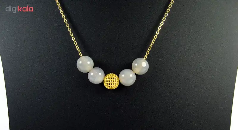 گردنبند طلا 18 عیار زنانه مانچو مدل sfg620n