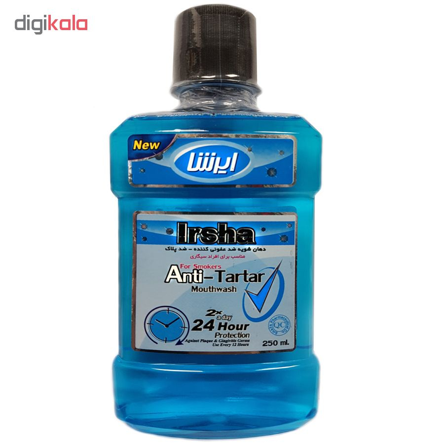 دهان شویه ایرشا مدل Anti Tartar حجم 250 میلی لیتر