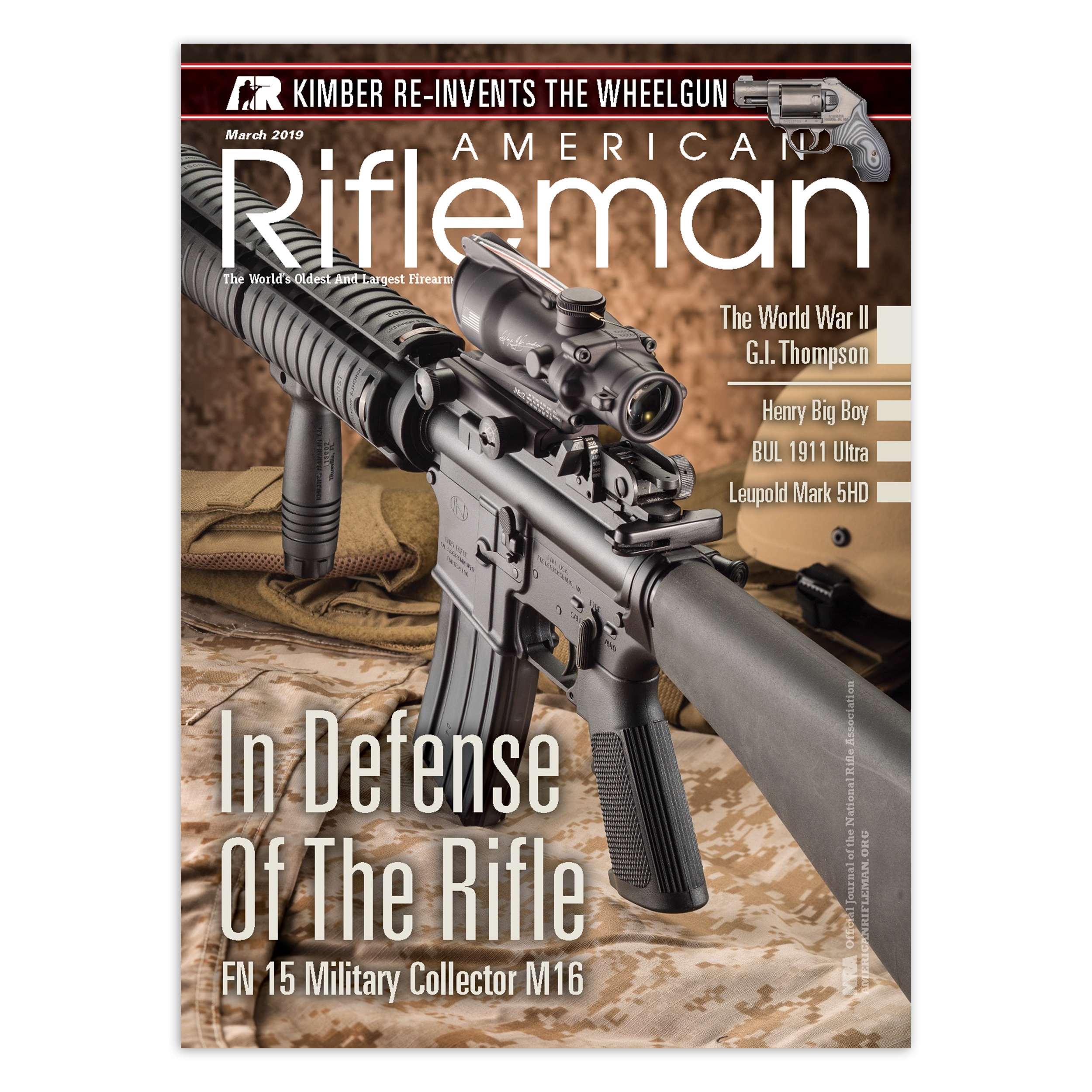 مجله American Rifleman مارچ 2019