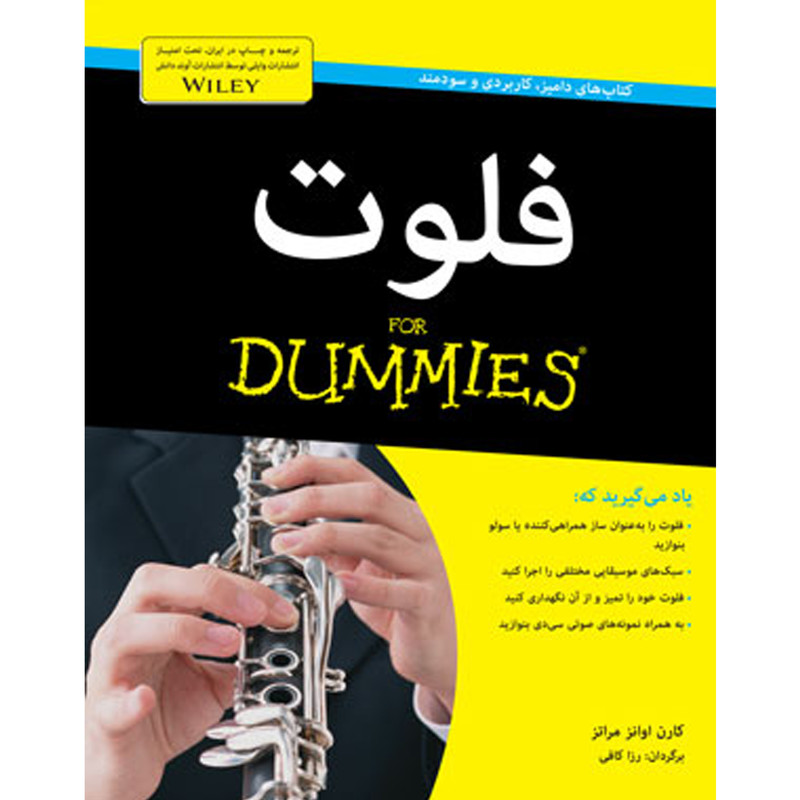 کتاب فلوت دامیز for dummies اثر کارن اوانز مراتز انتشارات آوند دانش