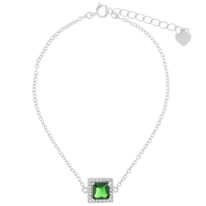 دستبند نقره زنانه آی جواهر طرح رویال کد 77256D