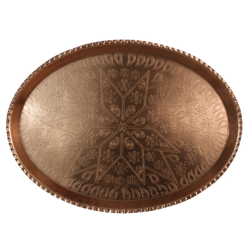 سینی مسی طرح تذهیب کد38