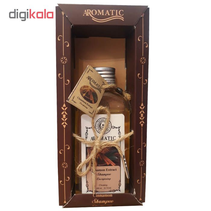 شامپو موی سر آروماتیک مدل Cinnamon Extract حجم 200 میلی لیتر