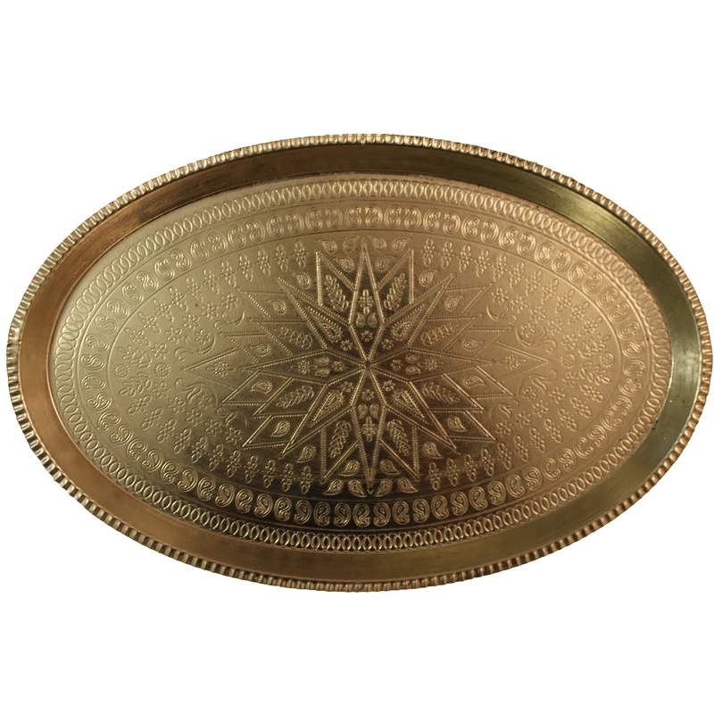 سینی مسی طرح تذهیب کد34