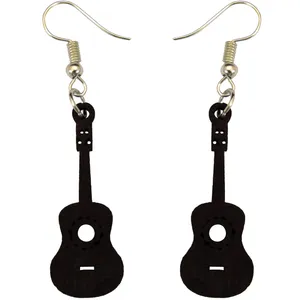 گوشواره برندزکالا طرح گیتار کلاسیک مدل BK-350 تک سایز