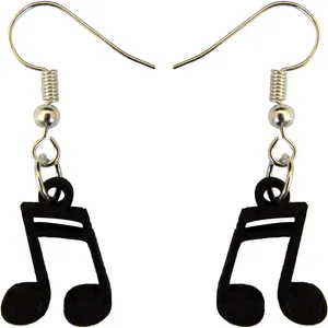 گوشواره برندزکالا طرح نت دولا چنگ مدل BK-348 تک سایز