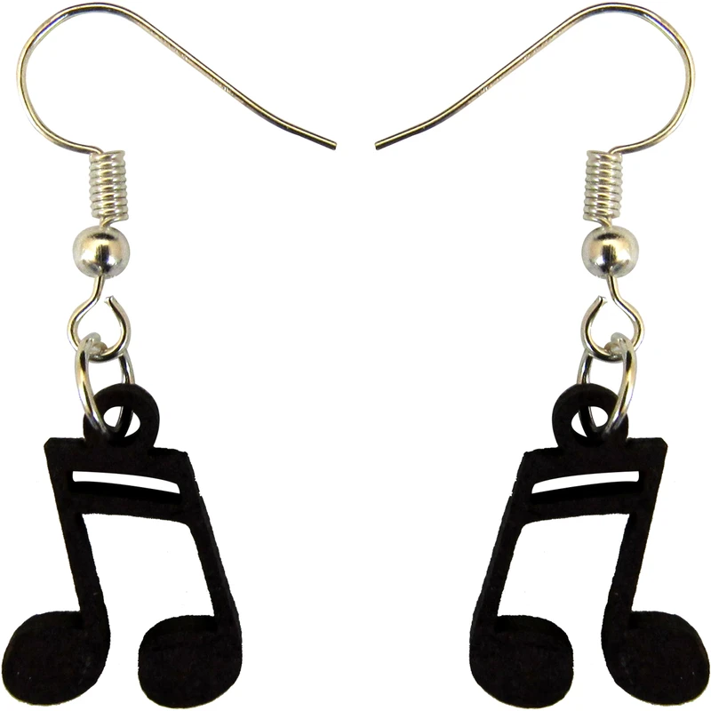 گوشواره برندزکالا طرح نت دولا چنگ مدل BK-348 تک سایز