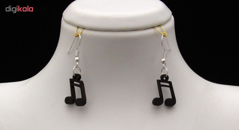 گوشواره برندزکالا طرح نت دولا چنگ مدل BK-348 تک سایز گوشواره برندزکالا طرح نت دولا چنگ مدل BK-348 تک سایز