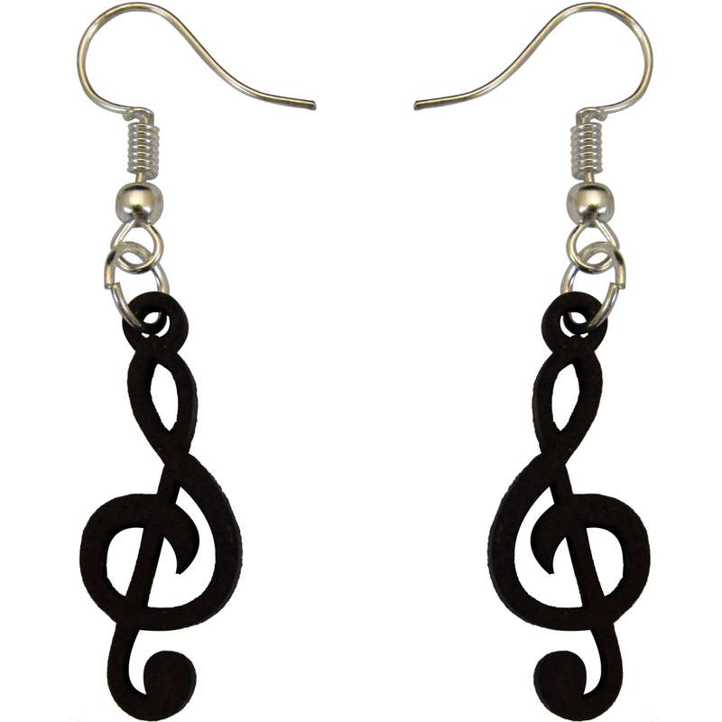 گوشواره برندزکالا طرح نت سل مدل BK-349 تک سایز گوشواره برندزکالا طرح نت سل مدل BK-349 تک سایز