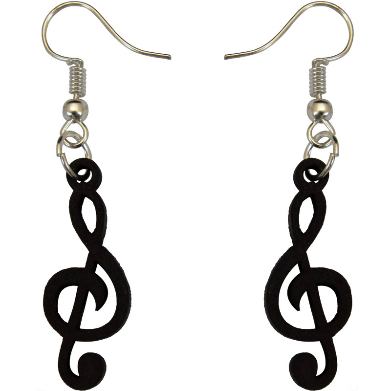 گوشواره برندزکالا طرح نت سل مدل BK-349 تک سایز گوشواره برندزکالا طرح نت سل مدل BK-349 تک سایز