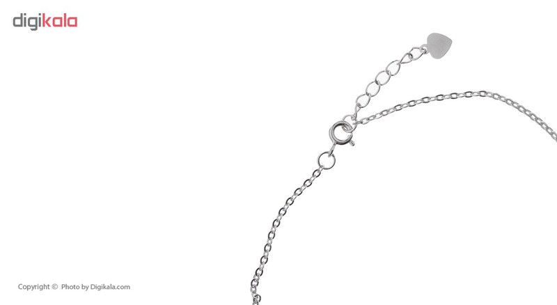 پابند نقره آی جواهر طرح فلاور کد 77288D