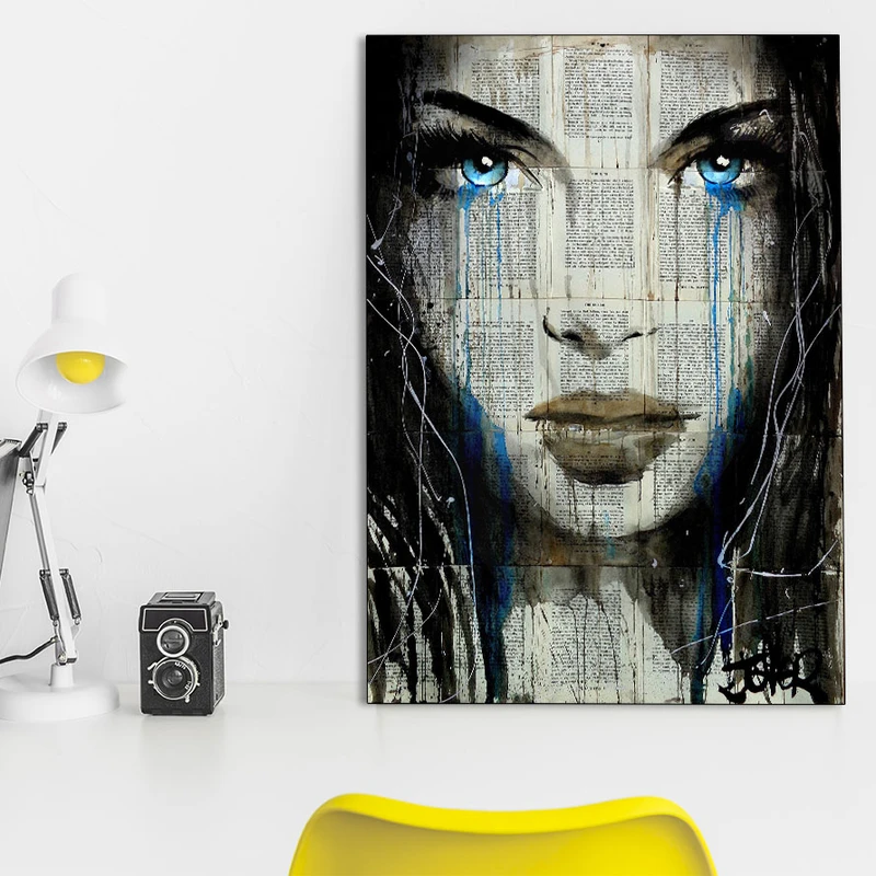 تابلو شاسی گالری استاربوی طرح تنهایی مدل Art 49