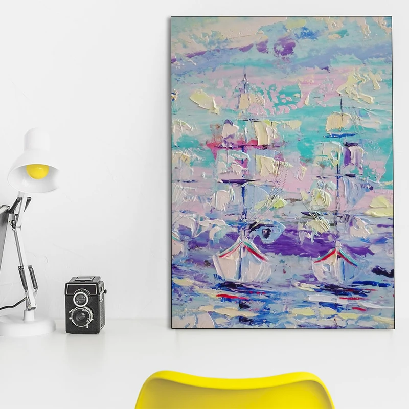 تابلو شاسی گالری استاربوی طرح کشتی مدل Art 51