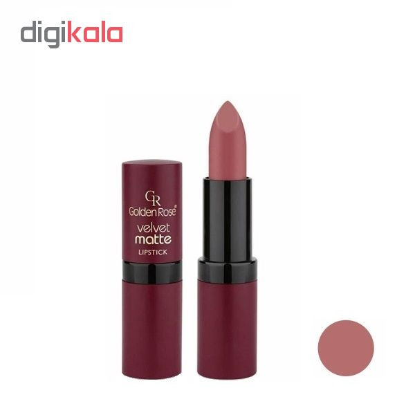 رژلب گلدن رز مدل Velvet شماره 16 رژلب گلدن رز مدل Velvet شماره 16