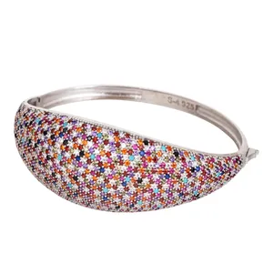 دستبند نقره زنانه مدوکلاس کد 180367