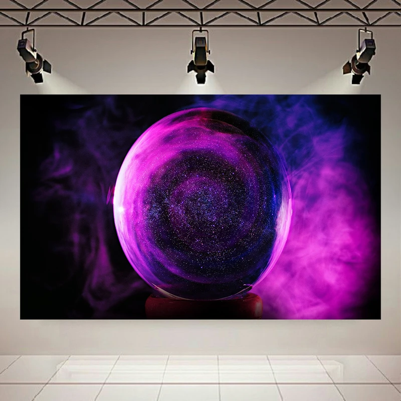 تابلو بوم طرح مخمل گوی مدل crystal ball کد AR305212