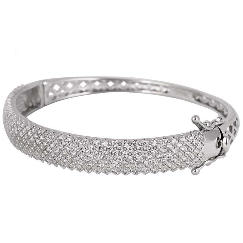 دستبند نقره زنانه کد AL180278