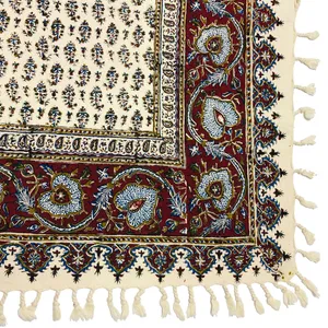 پارچه قلمکار علا سایز 100 × 100 سانتی‌متر مدل 3019 108