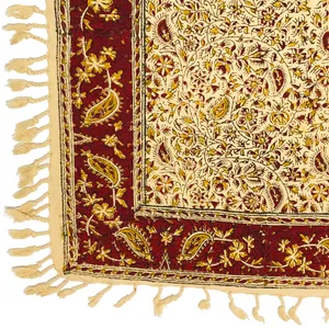 پارچه قلمکار علا سایز 80 × 80 سانتی‌متر مدل 3021 101