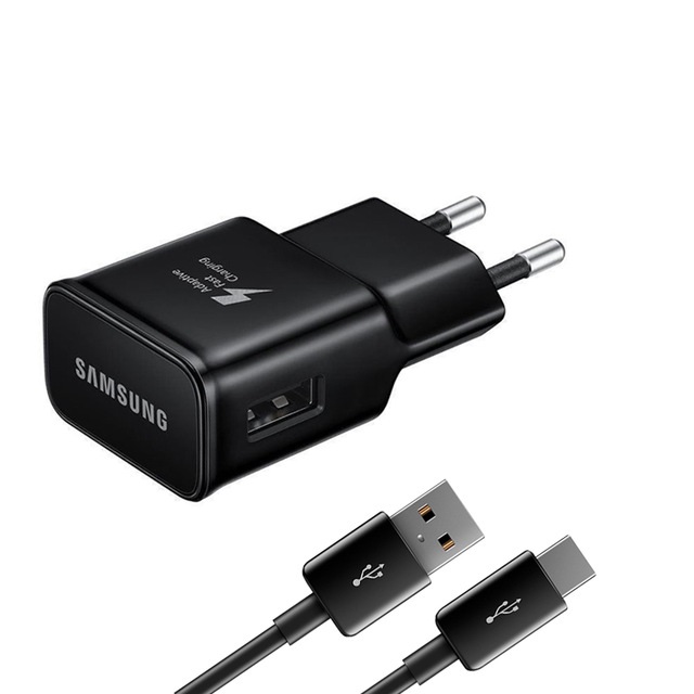 شارژر دیواری مدل TA20EBE به همراه کابل USB-C فست شارژ مناسب برای S9 , S8 , NOTE8                     غیر اصل
