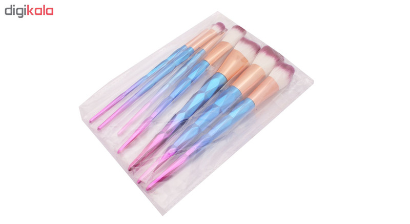 ست برس آرایشی مدل Unicorn Makeup Brushes-1 مجموعه 7 عددی