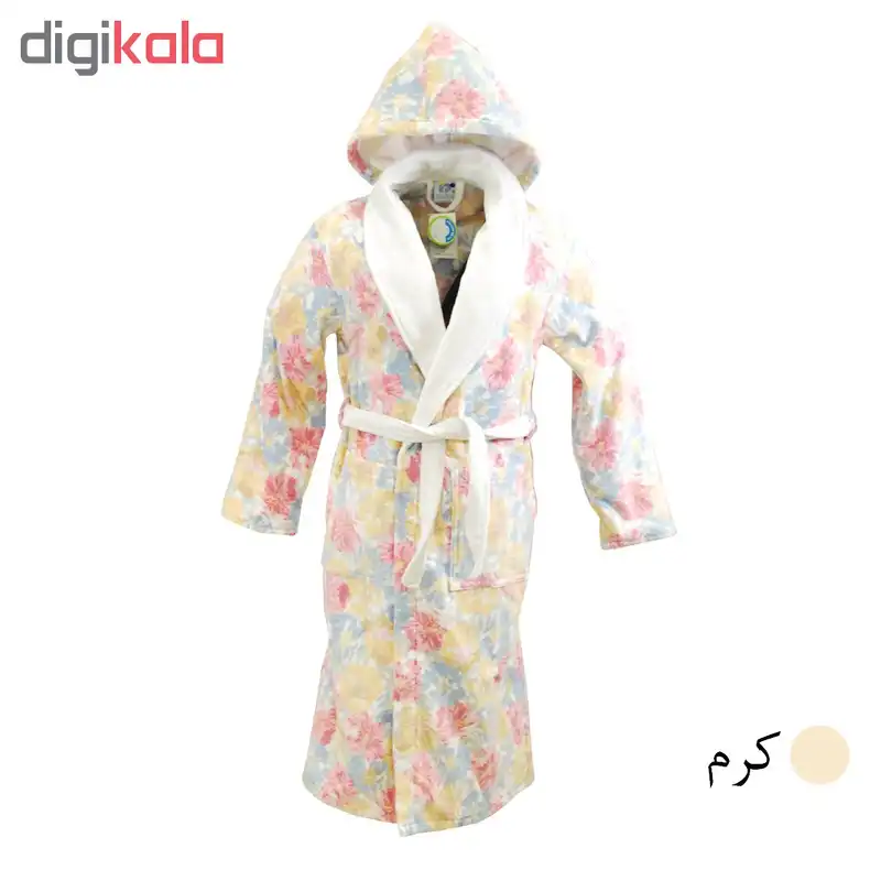 حوله پالتویی پودایران مدل شقایق سایز 105 سانتیمتر