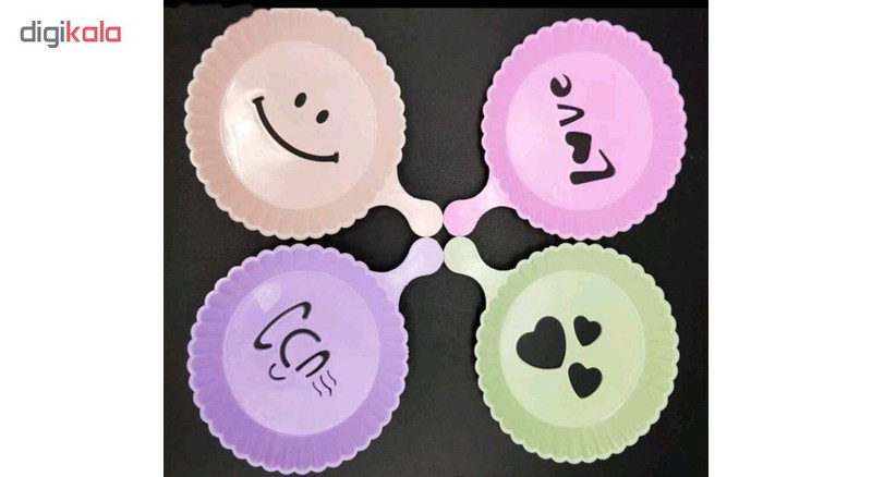 شابلون تزیینی تاپ استار مدل Tatli Suzleme مجموعه 4 عددی