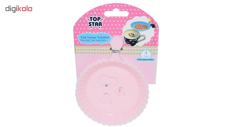 شابلون تزیینی تاپ استار مدل Tatli Suzleme مجموعه 4 عددی