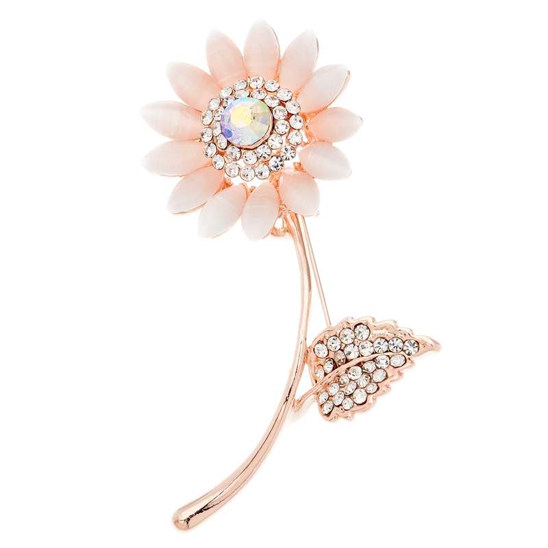 گل سینه طرح آفتابگردان کد G1092 تک سایز گل سینه طرح آفتابگردان کد G1092 تک سایز