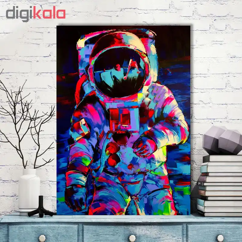 تابلو شاسی گالری استاربوی طرح فضانورد مدل هنری 225