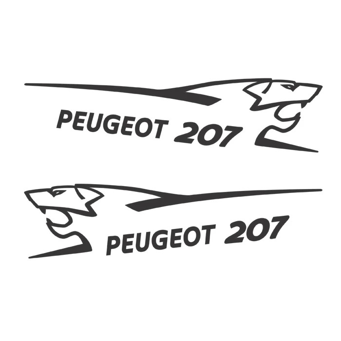 برچسب بدنه خودرو کد S235b بسته 2 عددی